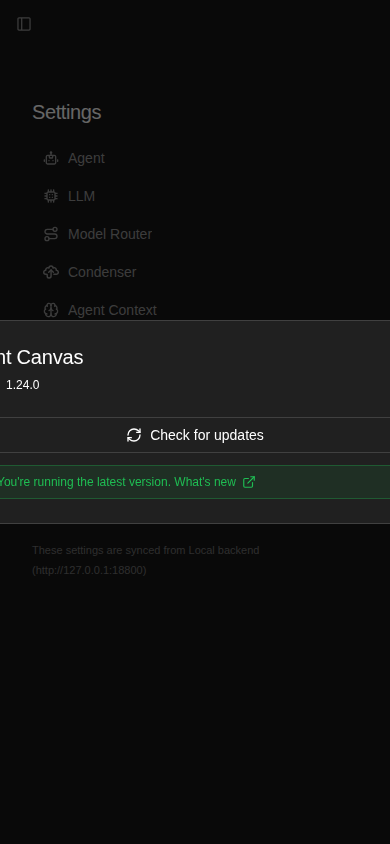 Before: the update dialog extends beyond both sides of the phone viewport. The title is clipped and Close is off-screen.